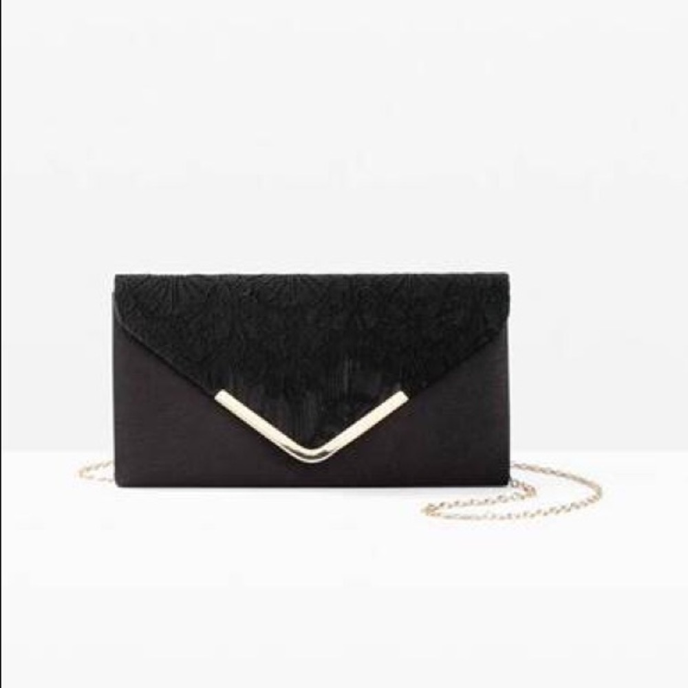 NEW Windsor Black & Pink Sparkly mini purse
